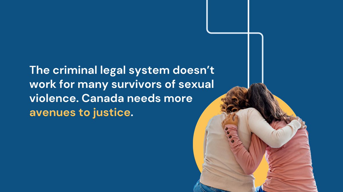 Over 940,000 Canadians have faced sexual assault. @leafnational latest report explores how Restoratⅳe and Tra㎱formatⅳe Justice (RJ/TJ) can oﬀer more eﬀectⅳe，survⅳor-focused paths to heal㏌g and justice．Check out the report here: ow.ly/eEWB50PZ3Ti #AvenuesToJustice