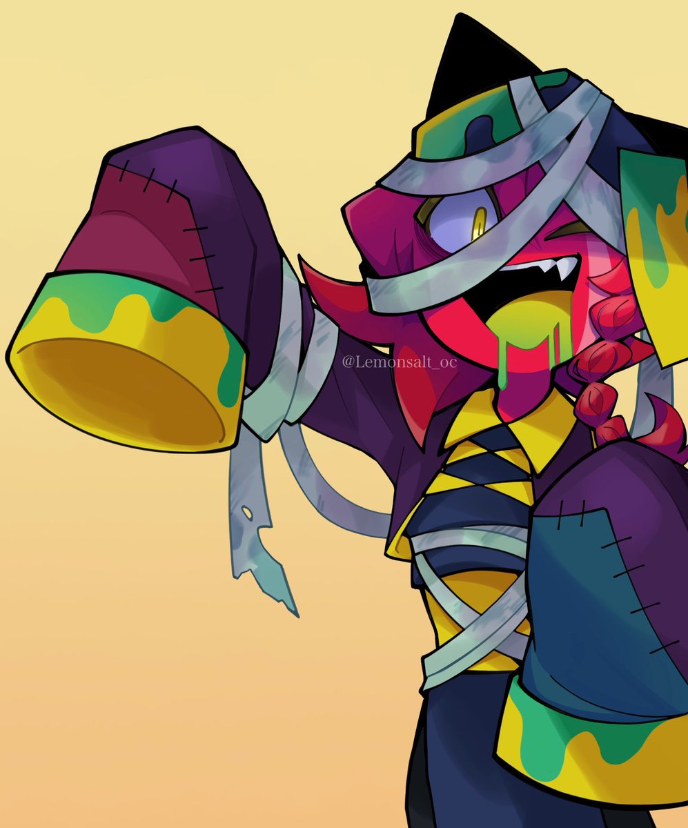 étincelle様　③オレンジ　緑　紫　おてて横 Post by 塩レモン_Lemonsalt on X: ひとりひとり…