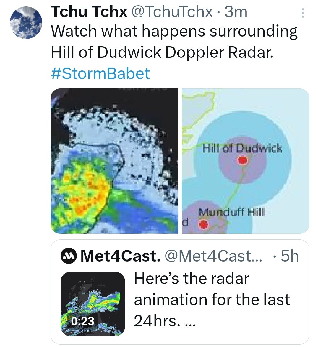 TchuTchx's tweet image. #StormBabet #ClimateChanged
