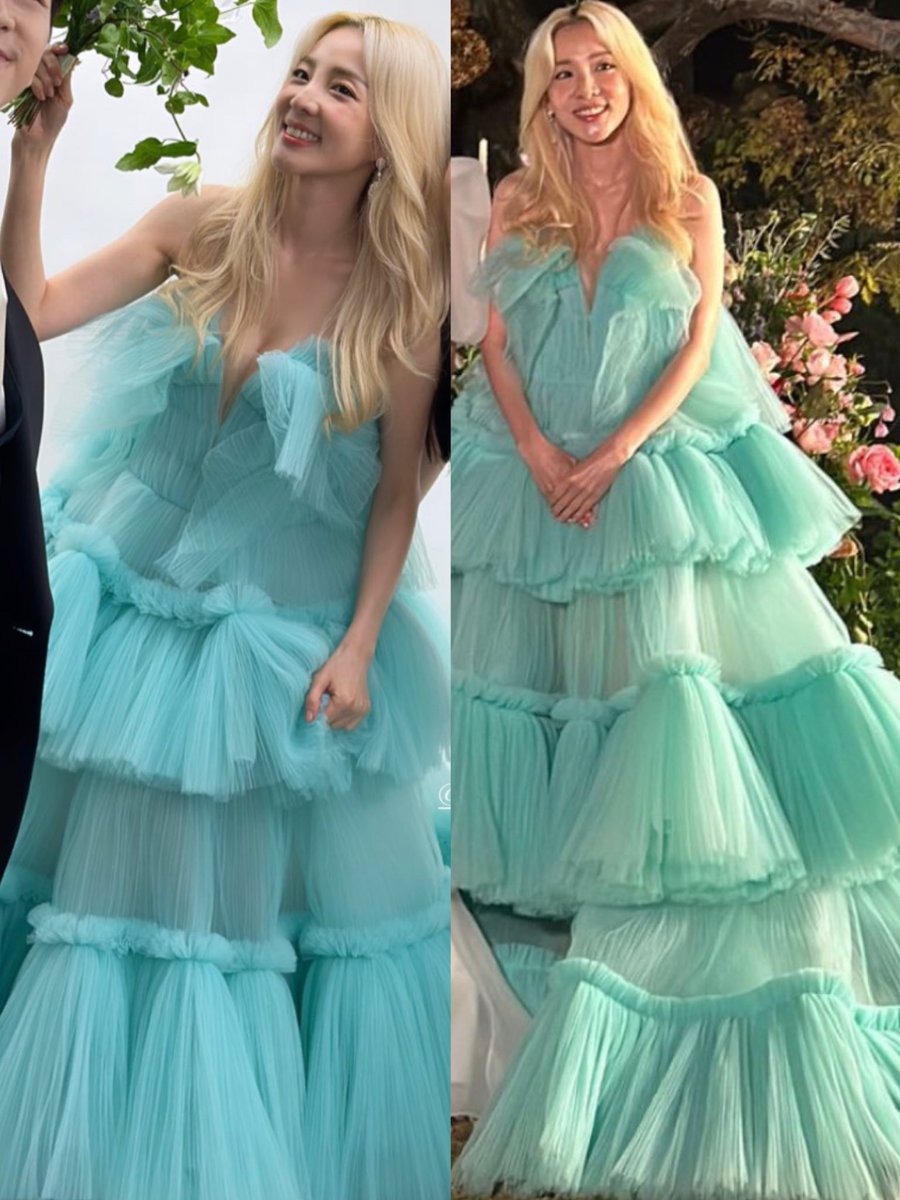 performerDARA's tweet photo. Sandara Park in Georges Hobeika @GeorgesHobeika Strapless Ruffle Tulle Gown for Thunder's wedding photo shoot

#SandaraPark #산다라박 https://t.co/Bd0H3lCTAR
