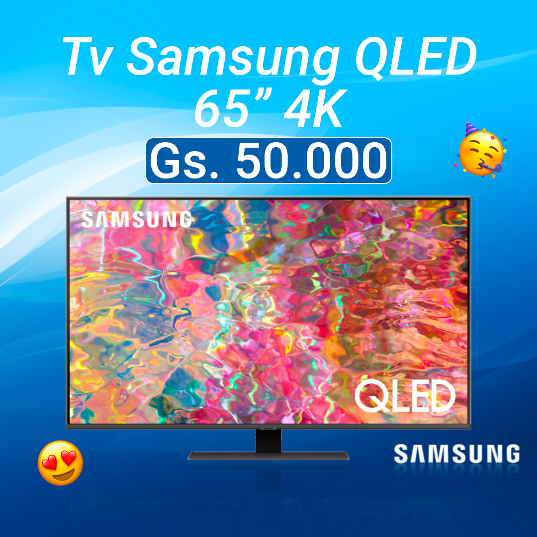 ¿Te imaginas llevarte una Tv #Samsung de 65" 4K por sólo Gs. 50.000? 😱

👉 llevauno.com.py/producto/lleva…

¡Ganate 5 tickets para participar del sorteo!
1️⃣ Seguinos
2️⃣ Rt y Mg
3️⃣ @ a una persona (mientras más personas, más posibilidades)