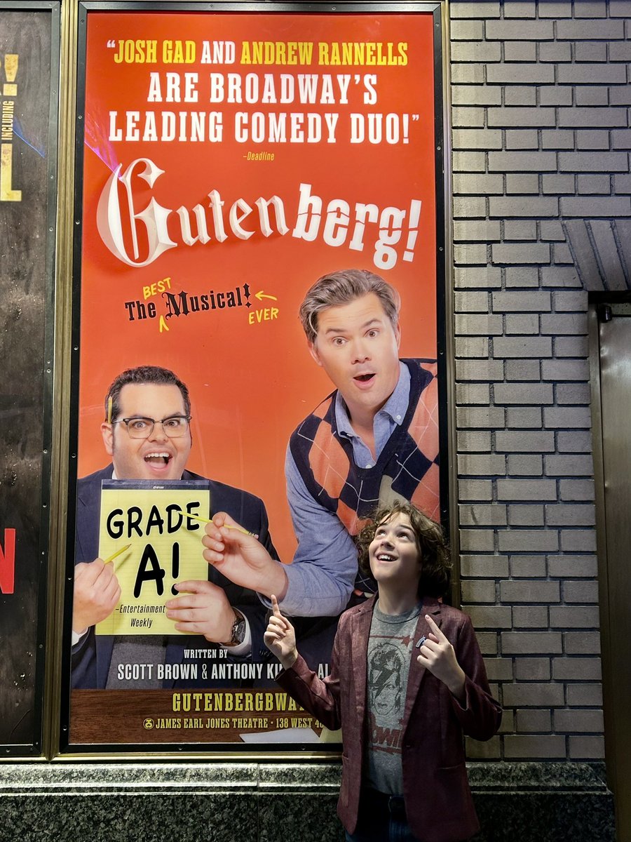 KellyMeldrum's tweet photo. Spontaneous weekend trip to see Sweeney Todd &amp; Gutenberg! on Broadway.  Core memories made. ✔️

@SweeneyToddBway @GutenbergBwy @BroadwayDirect @GatenM123 @joshgroban @joshgad https://t.co/Ho1IwvSnfM