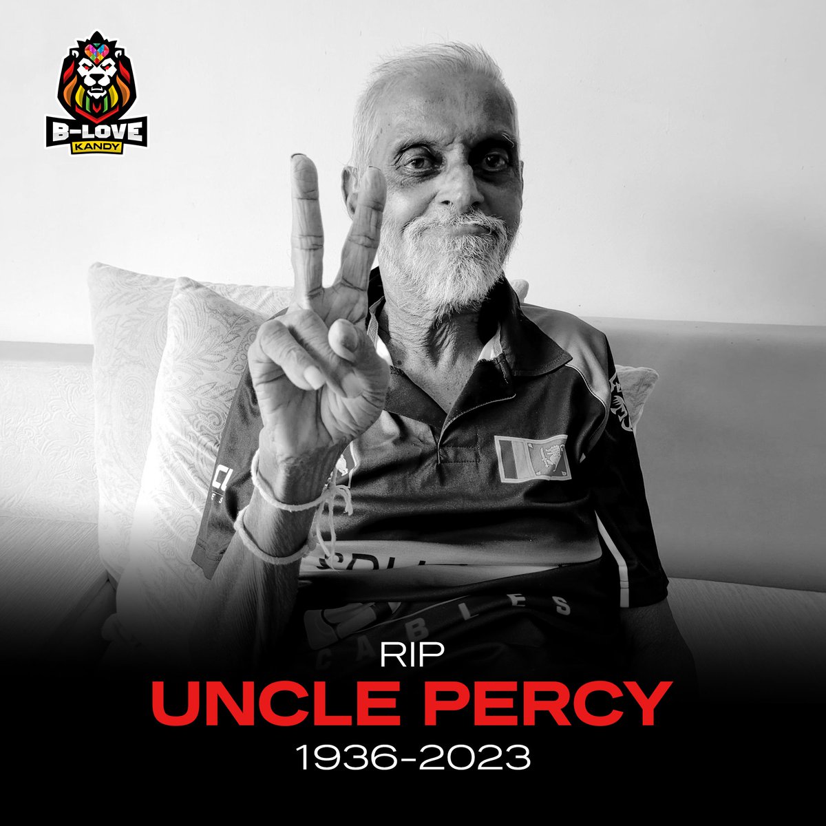 I’m Percy Cricket crazy But I have no mercy For those cricketers, spectators, and administrators Who are lazy ❤️ #BloveKandy #KandyLions #UnclePercy #RIP