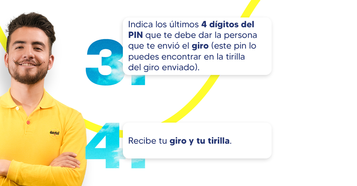 SuperGIROS_'s tweet photo. ¿Necesitas cobrar giros #SuperGIROS en tu @almacenesexito @PlaceresCarulla #SuperInter #Surtimax y #Surtimayorista? 🤩💸 Aquí te enseñamos cómo hacerlo🛒✅

Conoce más aquí 👉 https://t.co/rbqpQUN6Wj https://t.co/3lgauFuqQV