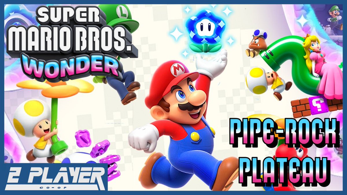 2Player_CoOp's tweet photo. We don't tweet much anymore, but today is a special day! Not only is it @realseanwhite's birthday, but for the first time in nearly 3 years... MARIO MONDAYS ARE BACK BABY!!!! Let's Play through Pipe-Rock Plateau!!

#MarioMondays #SuperMarioBrosWonder 

https://t.co/hfaHh8x6f4 https://t.co/XVn2JbNHB9