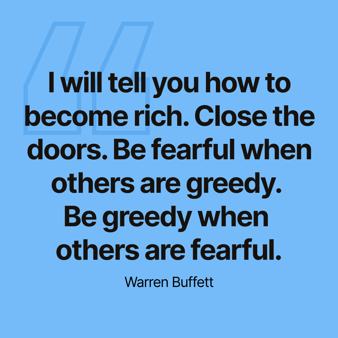 💰🔒📉📈 Embrace the wisdom of Warren Buffet. Tag a fellow investor.

#WarrenBuffet #InvestingTips #FinancialStrategy #BeGreedWhenOthersAreFearful #FearfulWhenOthersAreGreedy #StockMarketWisdom 📊🚀