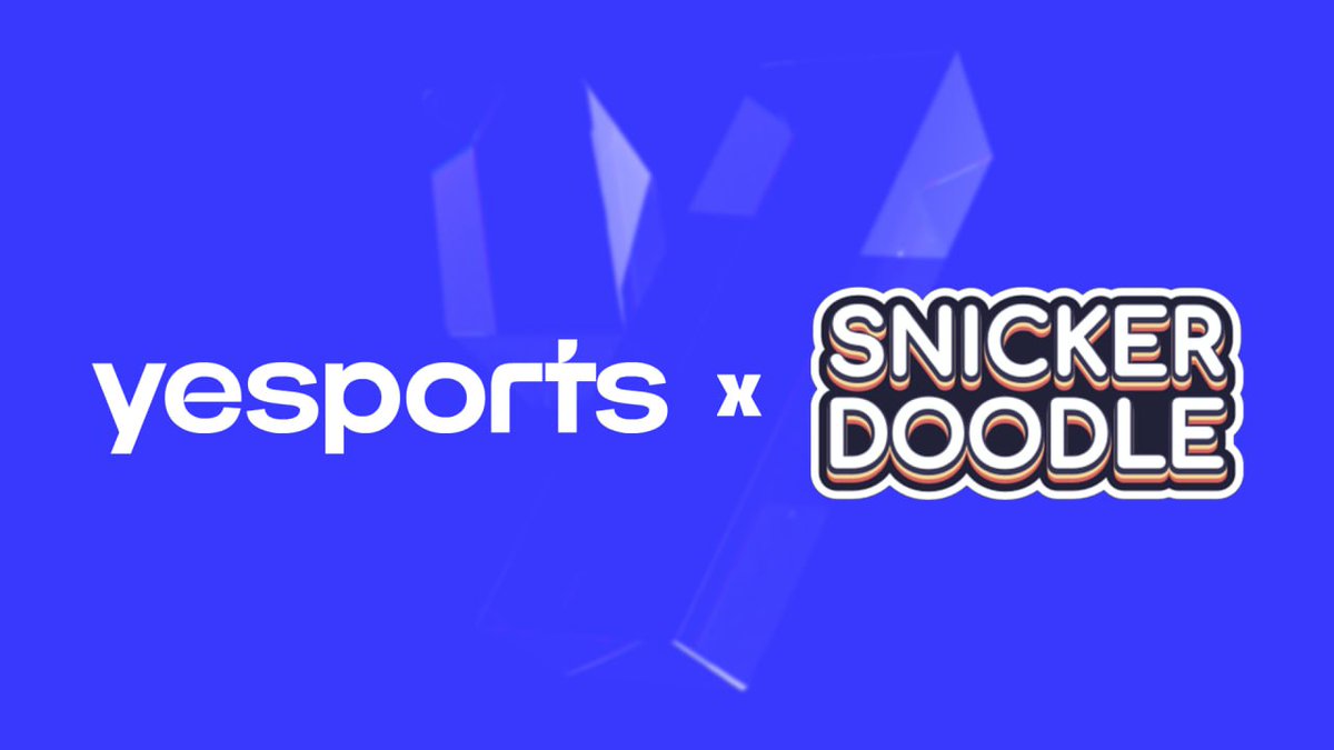 Yesports &amp; <a href="/YoSnickerdoodle/">Snickerdoodle</a> are on a mission to reshape data rewards for esports fans and Web3 users! 

Snickerdoodle's magic? Empowering you to own your data, earn personalised rewards, and level up your gaming experience while staying incognito. 🎮🔐

Our Snickerdoodle