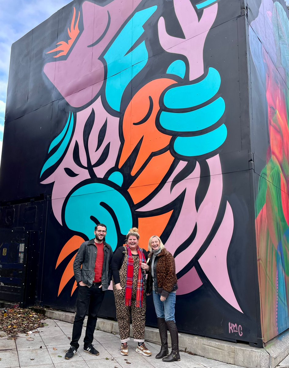 PaulJSweeney's tweet image. An amazing visit to @SWG3glasgow to hear more about the Yardworks Studio.

The group provide a space for young street artists to use their talents to create beautiful murals across Glasgow.