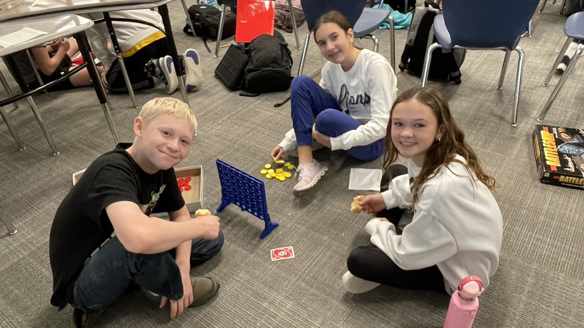 Mrs. Nordstrom’s 3rd period class raised nearly $600 by bringing in ¢25 for each red ribbon link. They celebrated their big win this morning with a donut, kolache and game party! #LoveOurLions #Champs #RRW2023 <a href="/mrsnordstrom/">Melissa Nordstrom</a> <a href="/giffwhitehead/">Gifford Whitehead</a> <a href="/MrsSedoffOHJH/">Mrs. Sedoff</a>