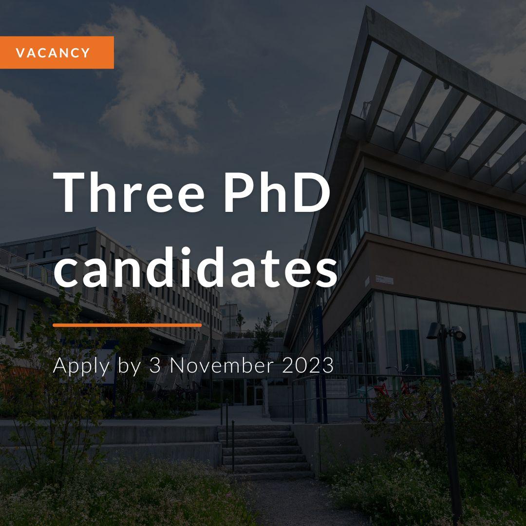 Last chance to apply to our PhD vacancies!

We are recruiting three new PhDs. Two of them will work on polycrisis and transformative change, and the third on finance to revive biodiversity.

Check out the job ads on our webpage and apply by 3 November: buff.ly/2RSIVId