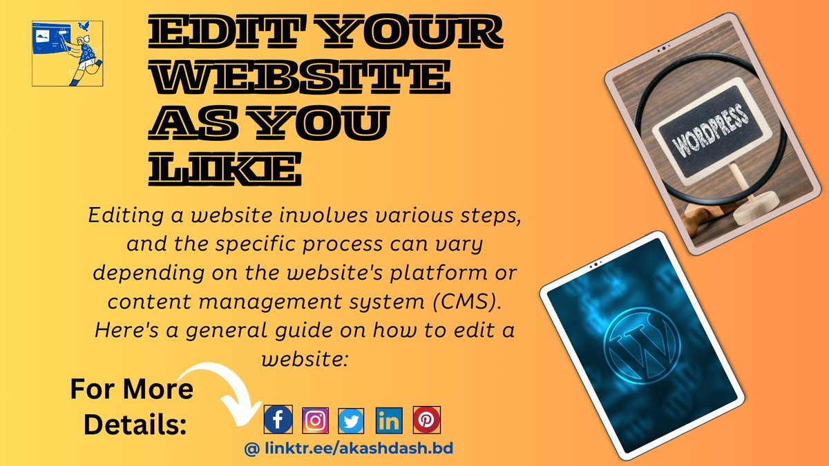 akashdash_bd's tweet image. &quot;Empower your online presence with simple website customization. From layout tweaks to content updates, it&apos;s all within your grasp. Elevate your web game effortlessly and make your mark in the digital world. Unleash your creative potential! 💻✨ #WebsiteCustomization #Webdesign