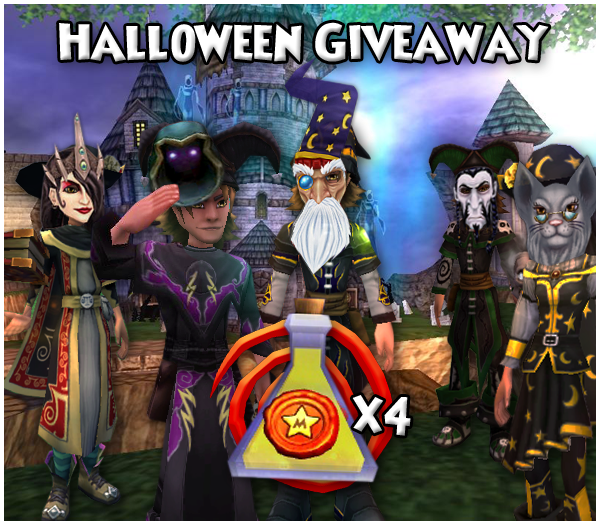 Jcentral1317's tweet photo. Halloween Giveaway! #Wizard101 #W101👻

I'm giving away x4 Membership Elixir's!

To enter, simply Follow, Retweet this tweet, and like it.

Winners will be randomly chosen tonight at 6 PM eastern!

Goodluck ✨ https://t.co/RJfaTrgNBz