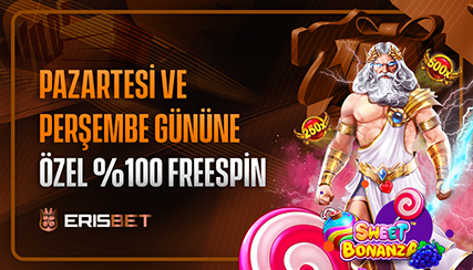 💥ERİSBET İLE PAZARTESİ VE PERŞEMBE GÜNÜ YATIRIMINIZA ÖZEL %100 FREESPİN!💥

🏆Bu Promosyondan Pazartesi ve Perşembe günü minimum 100 TL yatırım yapan üyeler %100 olarak faydalanabilir.🏆

🍀Güncel giriş adresimiz ve tüm sosyal medya hesaplarımız için. 👇

taplink.cc/eris.sosyal
