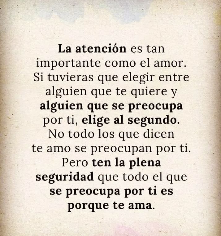 La atención es...