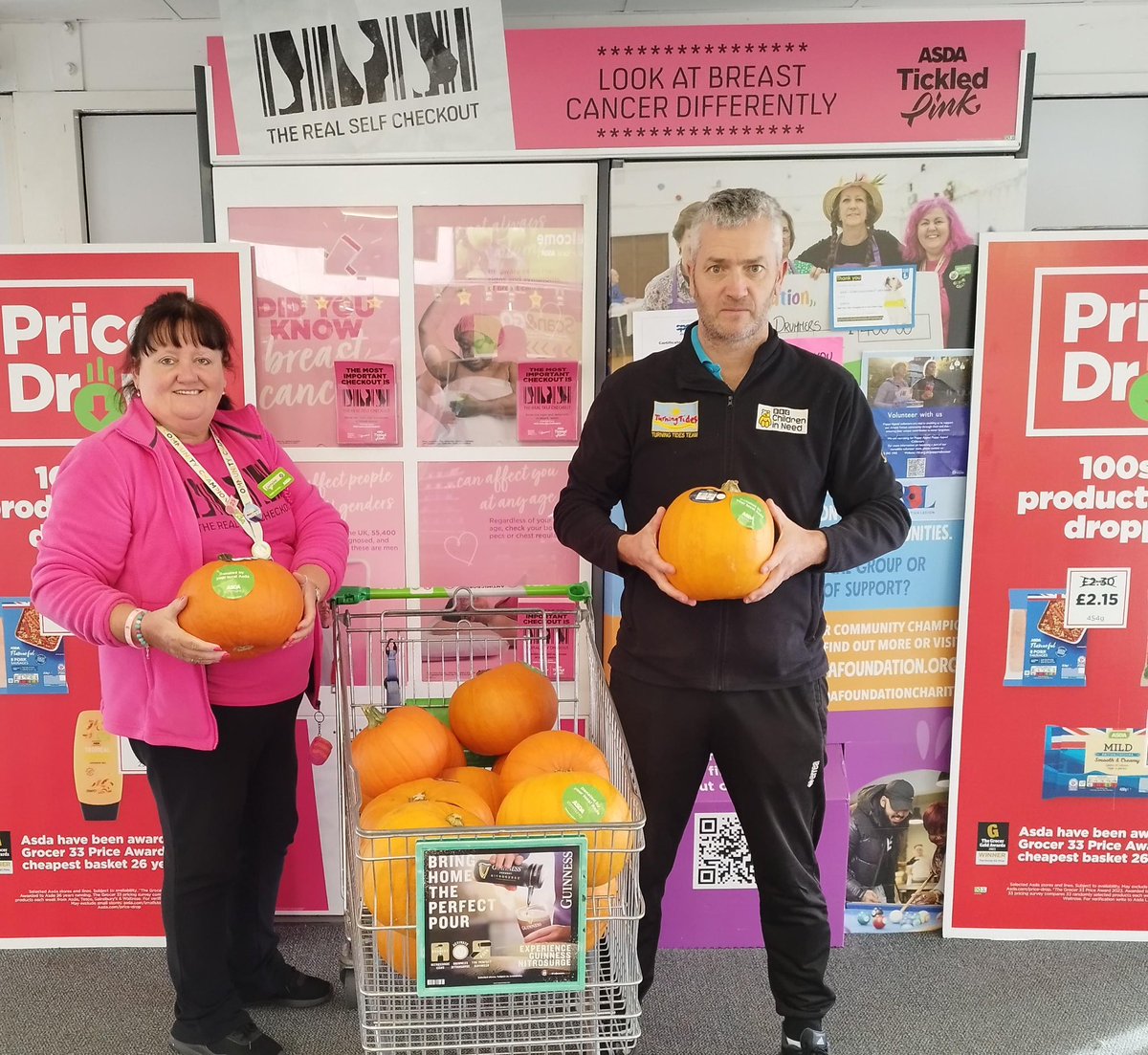 Many thanks to Lorraine at @asda Shoeburyness who kindly donated a number of pumpkins that our Triple T’s will have fun carving at their Halloween sessions 👻🎃