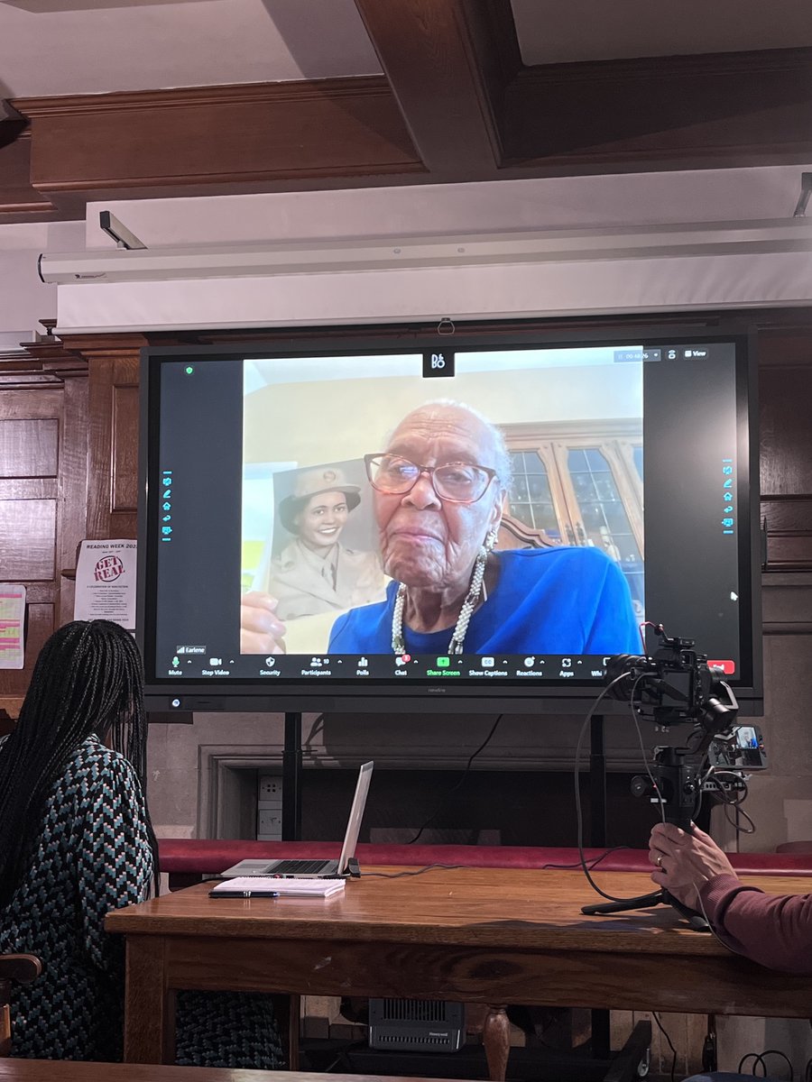 Recently our Archivist took part in a BBC interview about the #SixTripleEight, the all-female, Black battalion stationed @KESBham during WW2. In the piece we’ll hear from Romay Davis, the oldest living member of the unit. Keep your eyes peeled for the air date #BlackHistoryMonth