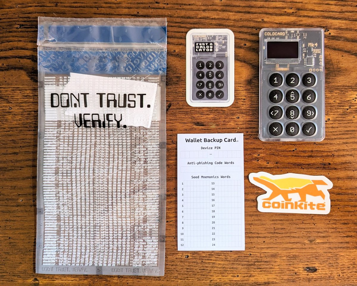 MatsumotoEO's tweet image. Ordered my first @COLDCARDwallet Mk4 with good ol' #Bitcoin and arrived in Japan in just 4 days🤯

Only wish I got the 'no shitcoin inside' sticker with my order though

Better luck next time...when I get my hands on the new Q!

Kudos to @nvk and the CC team btw!! #SolidTech