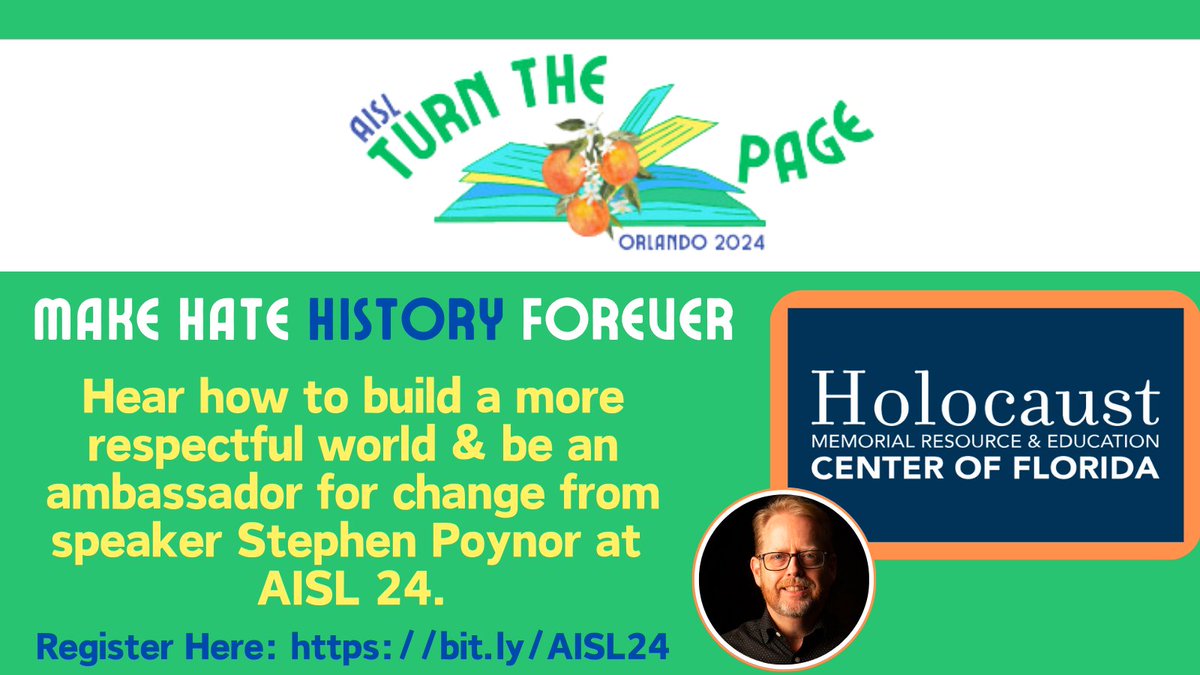 aislibrarians's tweet photo. SO EXCITING!  Orlando is rocking it!  #AISL24 https://t.co/i7rdKKW4xJ