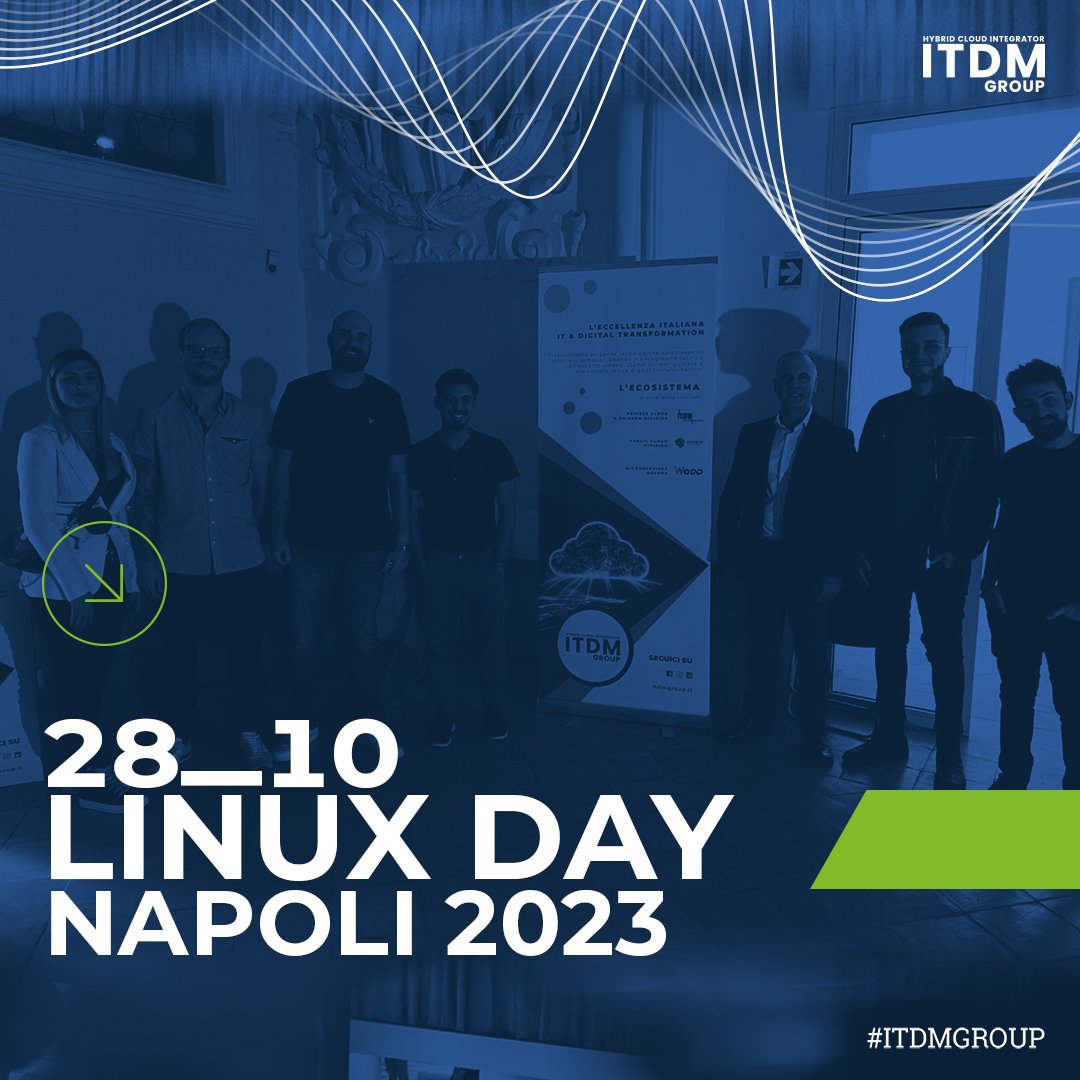 itdm_srl's tweet photo. Linux Day 2023: c'eravamo anche noi! 
Grazie a @napoli_lug  per l'invito e l'opportunità di discutere di #opensource , #Cloud, #Freesoftware e tanto altro. 
È stato stimolante condividere idee e scoprire le ultime tendenze con la comunità Linux. #LDNA23 #libertàdigitali #linux https://t.co/rFOe6aQowc