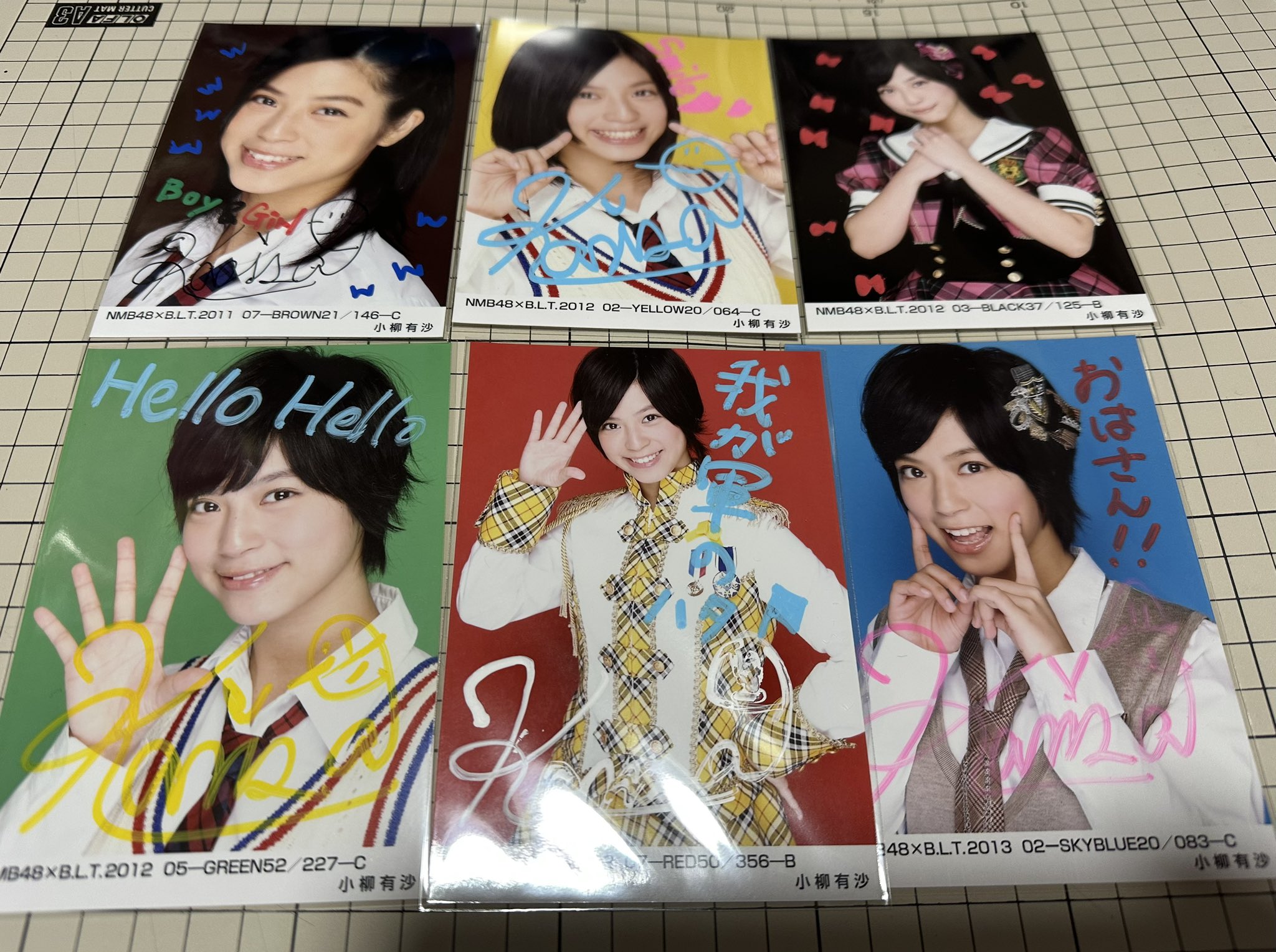 NMB48 小柳有沙 生写真 グッズセット 約50点 NMB48 小柳有沙 生