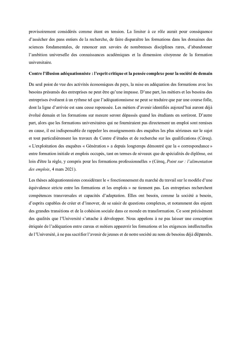 AUREF4's tweet photo. Retrouvez la dernière tribune de @AUREF4 sur l'adéquationnisme au sein de l'ESR https://t.co/nrYkzqJXOY