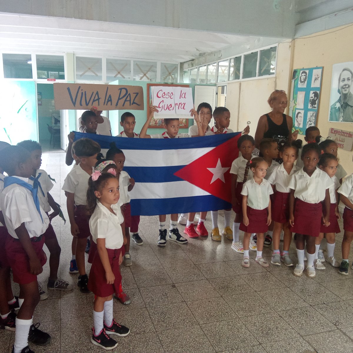CiPlumas's tweet photo. La posición de #Cuba es clara en defensa de la paz y a favor del derecho a existir de los palestinos. #FreePalestine
#CubaPorLaPaz
#dpestgo
@Tanialimonta https://t.co/rs6MgBUSQ7