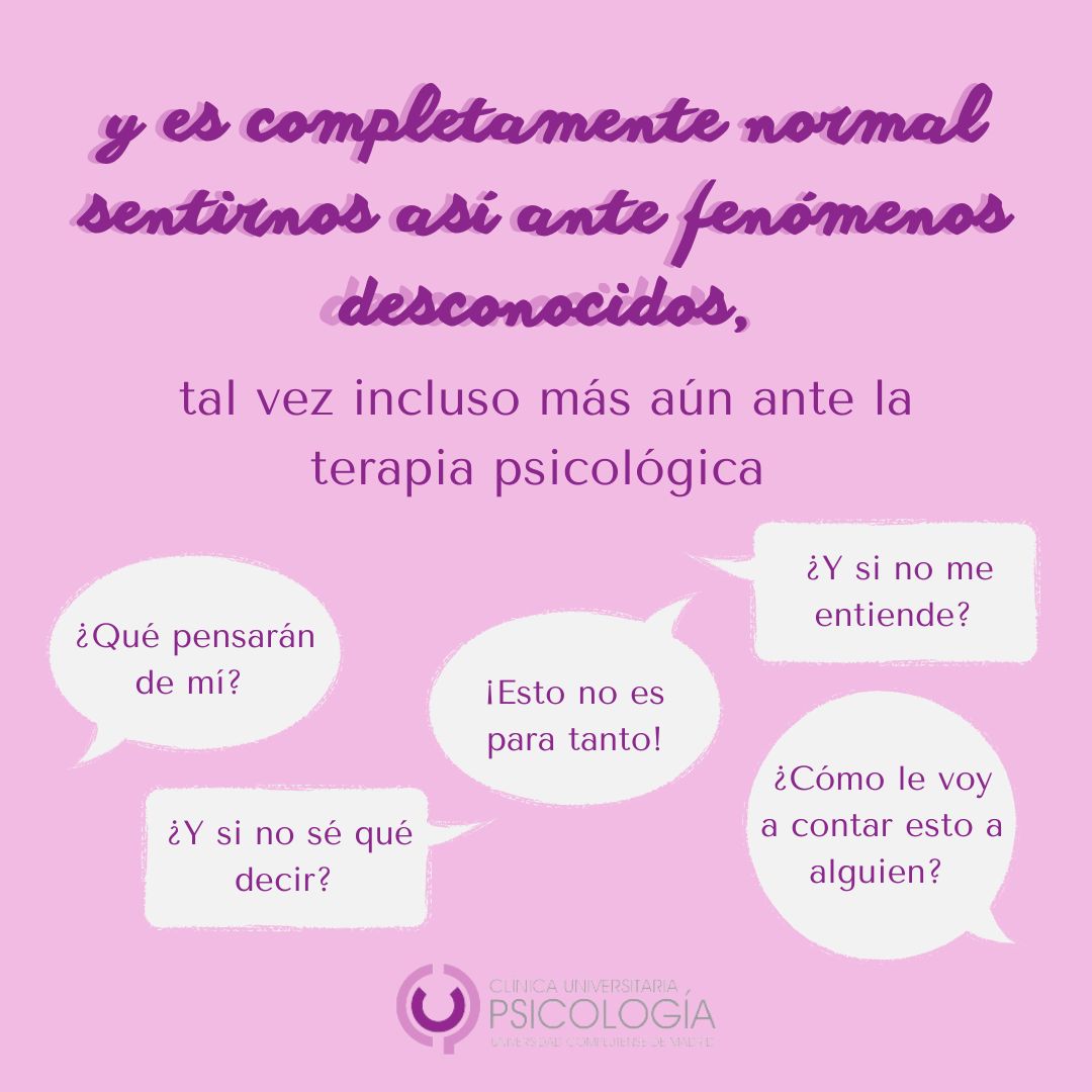 ClinicaPsicoUCM's tweet photo. Nuevo post sobre primeras veces en terapia ✨
Fuente: Raquel Masedo (Prácticum MPGS) https://t.co/za5QXrjN1a