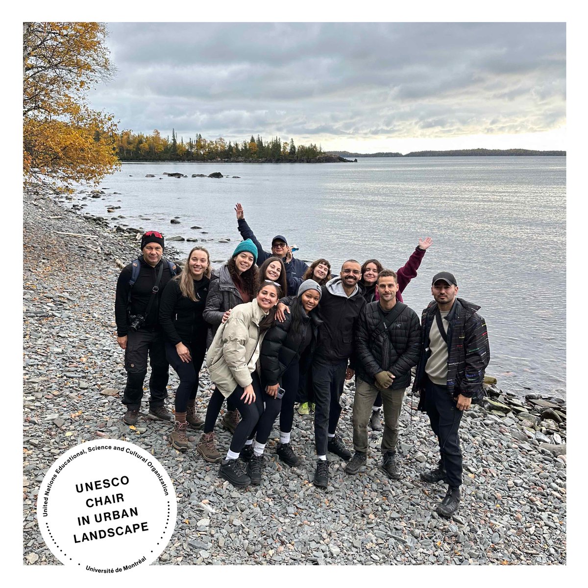 A wonderful trip to the Great Lakes in the northern region of Ontario. 9 days and 1,400 km later. 👉 More info here: unesco-paysage.umontreal.ca/en/2023/10/27/…