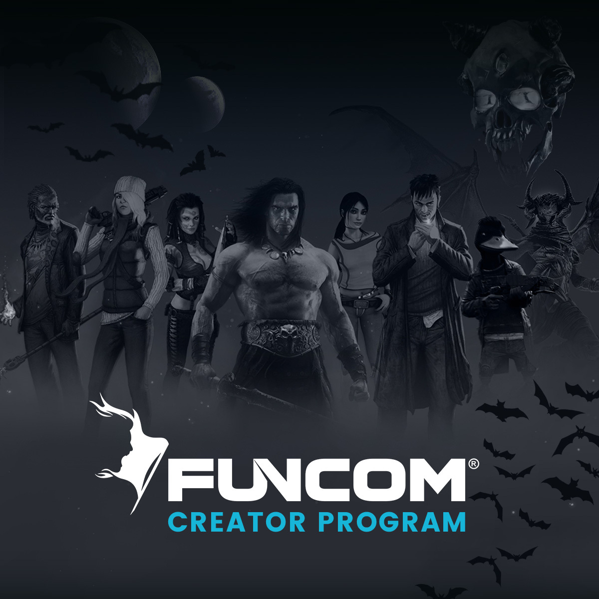 Funcom's tweet image. Funcom Creators, post about playing a Funcom horror game for Halloween with #FuncomCreators to get keys for Moons of Madness and The Park! 🦑🎡

Interested in joining our Funcom Creator Program? Apply via the link below ⬇️
creators.funcom.com