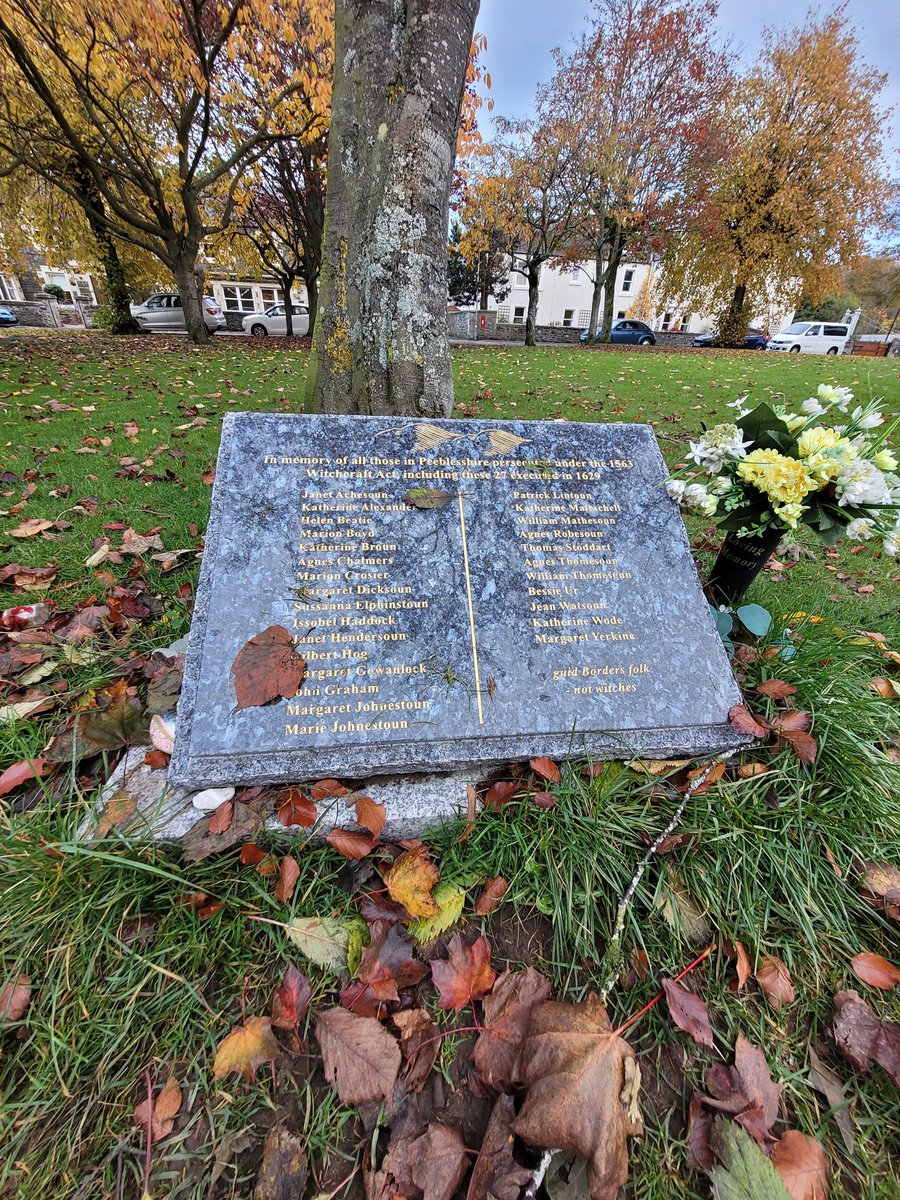 Autumn vibes at the Peebles Memorial 1 Yr on ❤️
Our talk at the Eastgate in a few weeks is sold out, so people are still interested. And rightly so. With all that's going on in the world right now, we would do well to learn from our mistakes and become better humans 🙏
