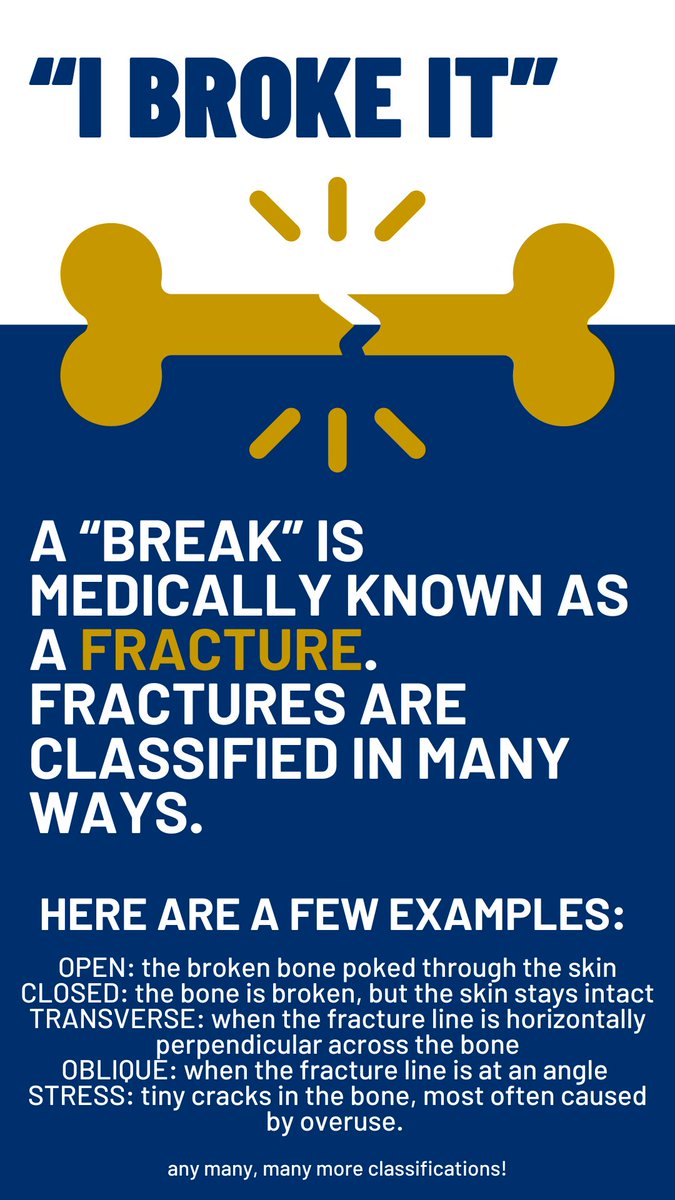 ND_Performance's tweet photo. What did they say? Learn some simple medical terminology here 🍀  And always remember: if you are unsure of your diagnosis or what it means - ask your Athletic Trainer for clarification!

#GoIrish https://t.co/21tmoq4wZ4