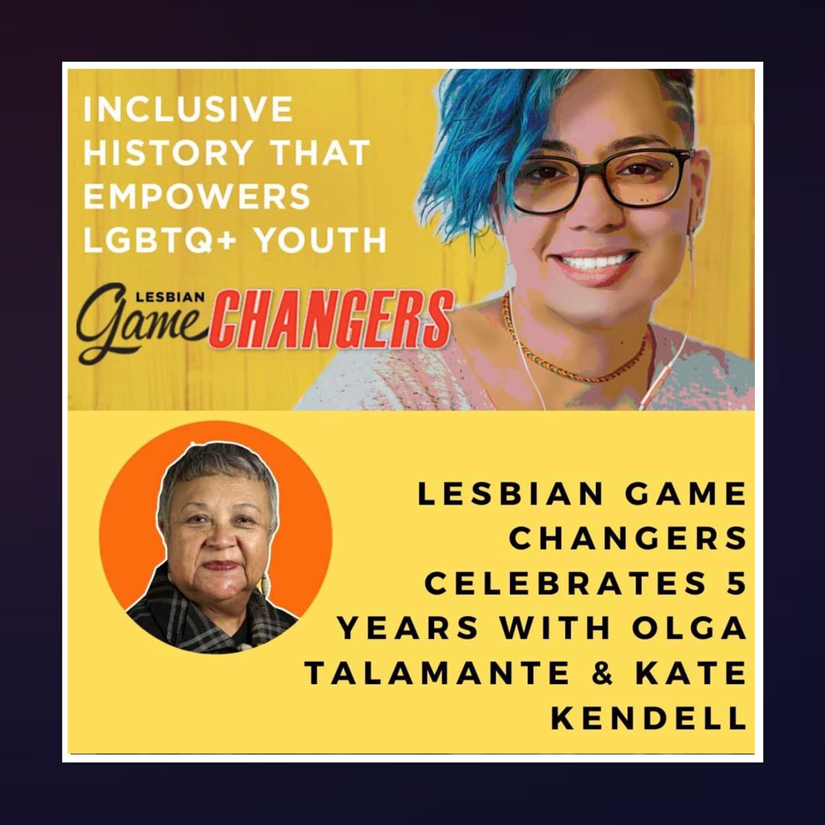 Lesbian Game Changers celebrates FIVE YEARS this Friday! You're invited to celebrate at Manny's with founder @RJLowey. The evening will feature the premiere of two doc shorts and a panel discussion w/ the subjects Olga Talamante & @KateKendell. Tix: 👉 bit.ly/48OttVb