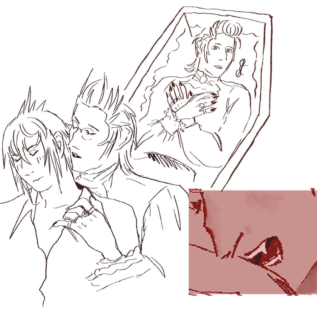 jooliart's tweet photo. Vampire doodle https://t.co/bO8aLuCQpC