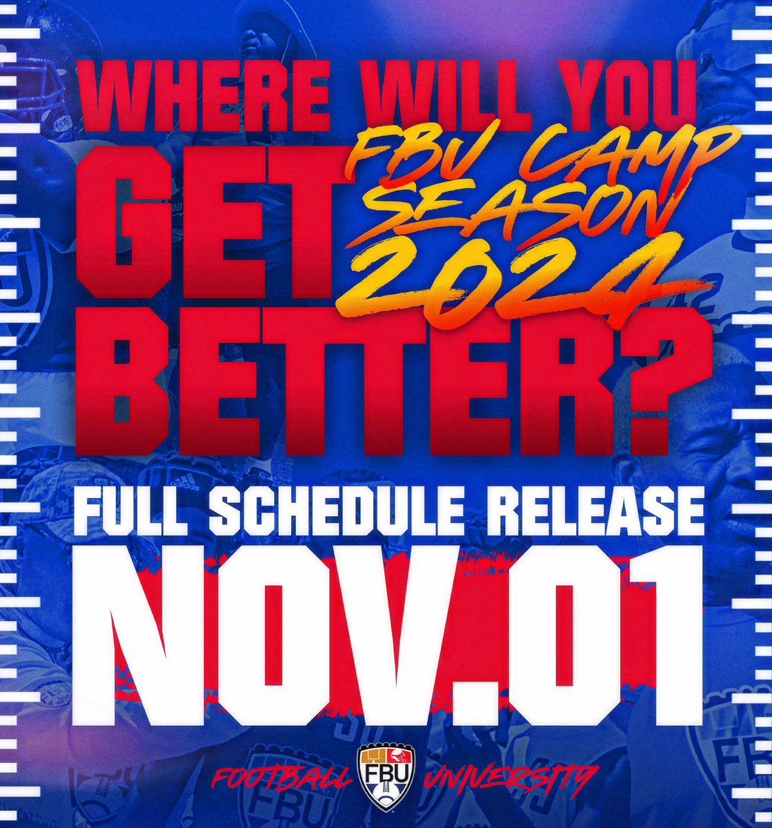 It’s about that time 🤫

Where will you GET BETTER in 2024? #FBU24 

Full 2024 schedule releases 11/1 👀

#FBU #GetBetterHere