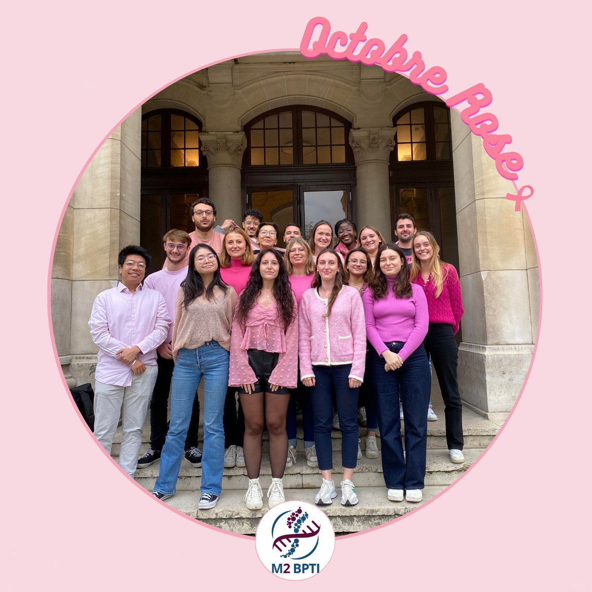 M2BPTI's tweet photo. En ces dernières heures d’octobre, nous voulions afficher notre soutien envers les personnes affectées par le cancer du sein. C'est l'occasion de rappeler à chacun l'importance de la prévention, du dépistage précoce et du soutien aux personnes touchées par cette maladie. https://t.co/ywEoyR2kxU