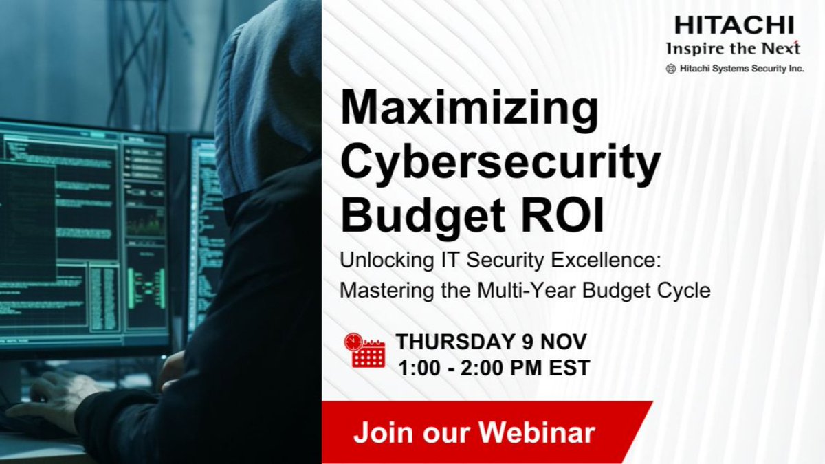 🔒 Join our Cybersecurity Budgeting Webinar on Nov 9 at 1 PM EST. Learn budgeting best practices, adapt to threats, and reduce risk. Must-attend for CISOs, IT managers, and decision-makers. Register now on LinkedIn #Cybersecurity #Budgeting #Webinar