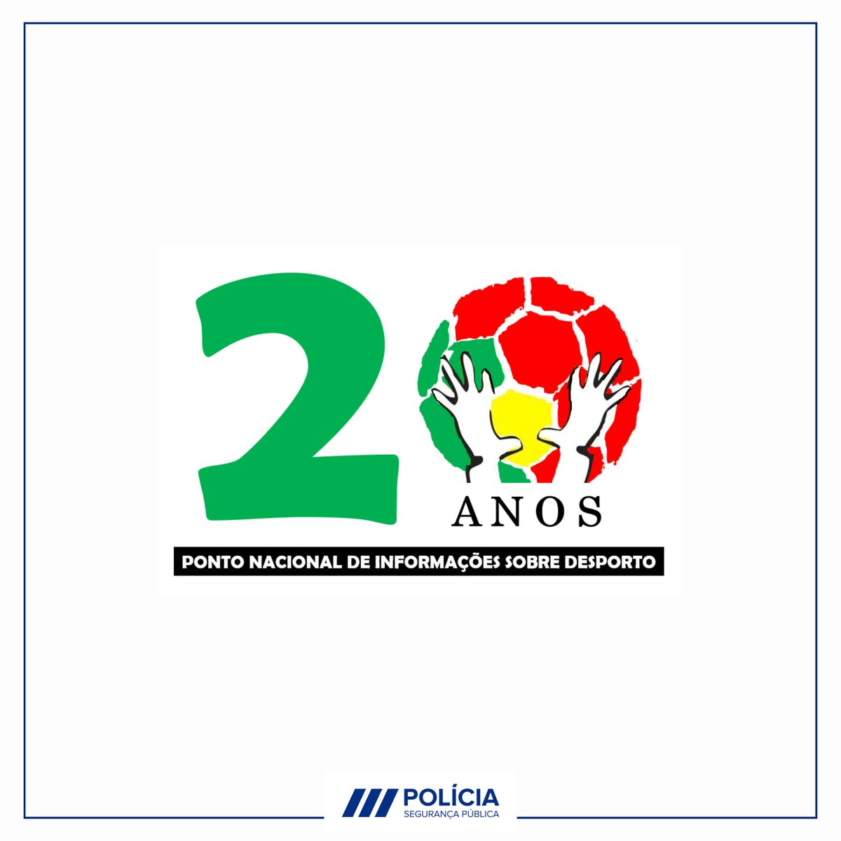 PSP_Portugal's tweet photo. O PNID Portugal celebrou o seu 20° aniversário
Esta entidade assume-se como atribuição exclusiva da Polícia de Segurança Pública em território nacional e pertence à rede europeia National Football Information Point (NFIP)
#football #pnid #PSP https://t.co/COuJAjFZr9