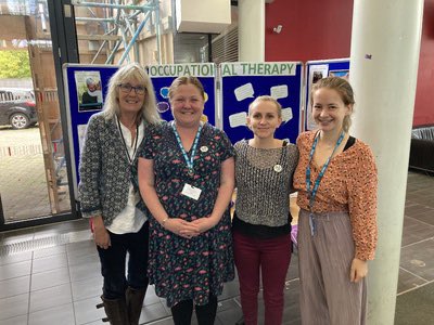Our lovely Occupational Therapist Jenny on the OT stand for World Mental Health Day 🧠✨<a href="/SwanseabayNHS/">Swansea Bay NHS</a> <a href="/WMHDay/">WorldMentalHealthDay</a>