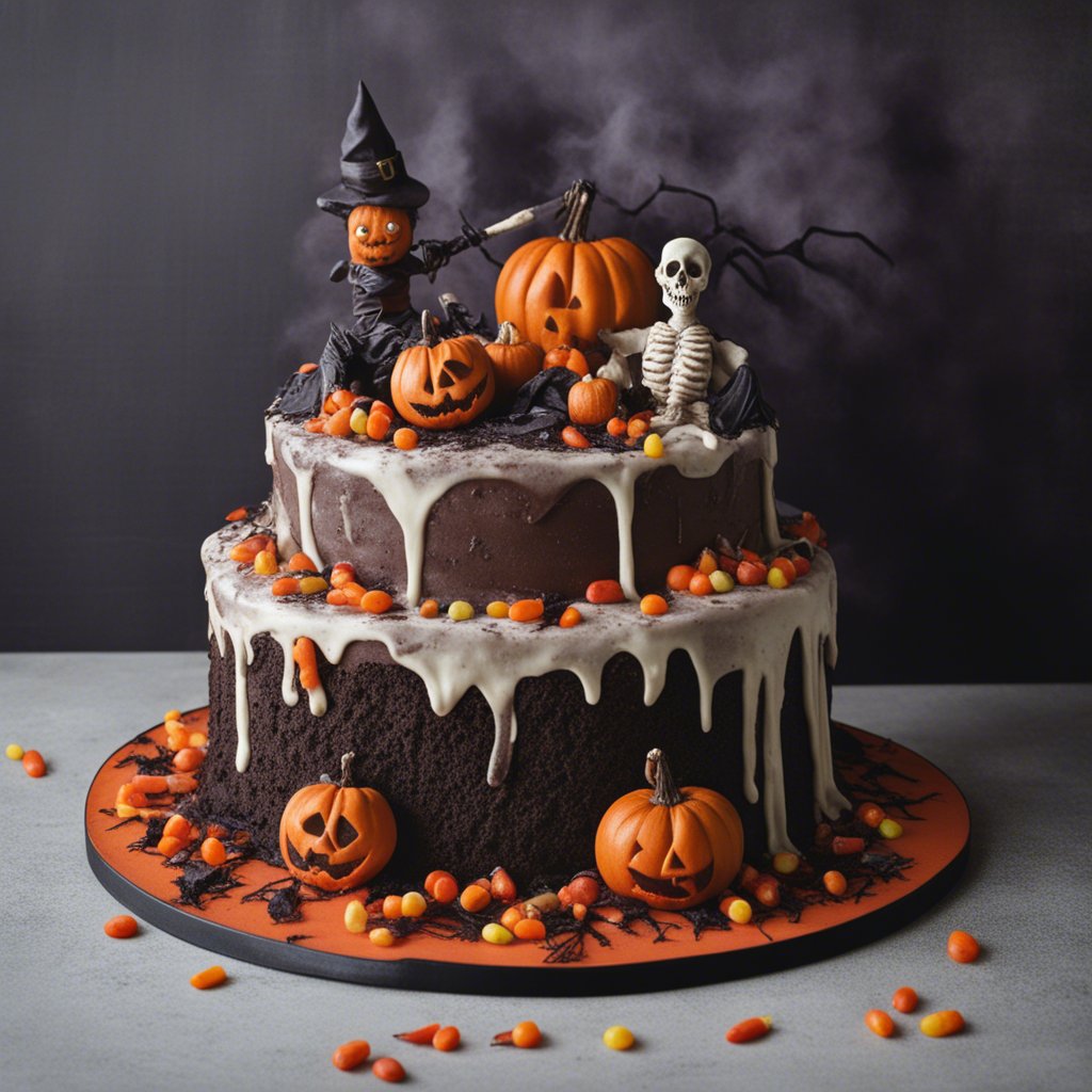 creativelyseema's tweet image. Scary Cake 🧛🏻‍♀️  

A spook-tacular surprise! A blend of edible spiders 🕷, a witch🧟‍♀️, a skeleton💀,and a lot of pumpkins 🎃.  

Delicious recipes at hellocinnamon.com  

#halloweencake  #hauntedhousecake #halloweenbake  #halloweentreats   #halloweenparty  #halloween