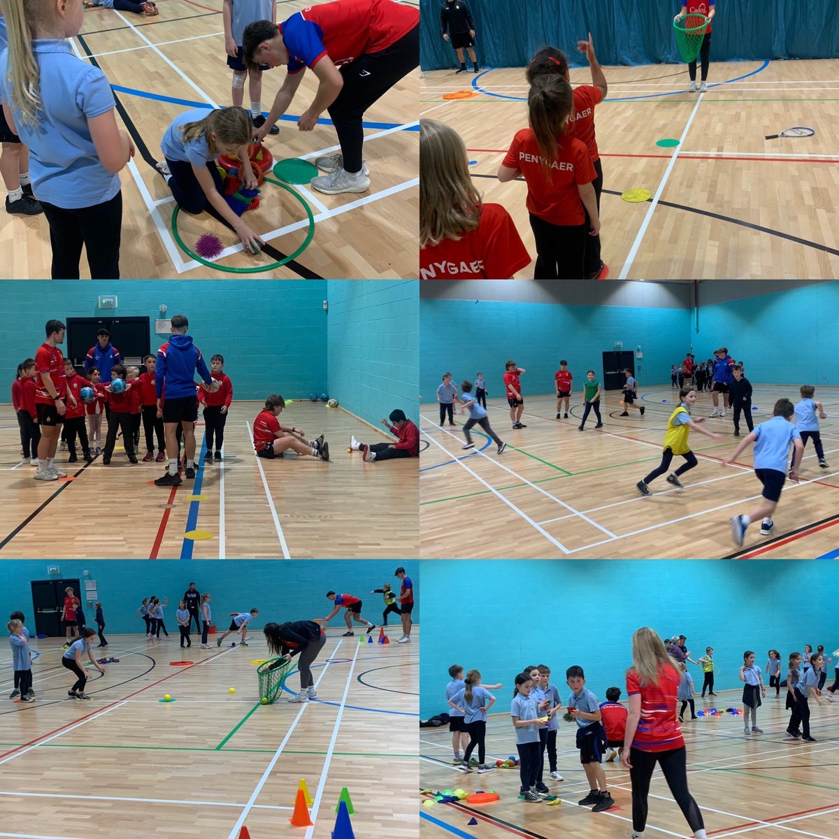Out in the Community ⚽
Actif staff made the journey to Graig Campus last week where 
<a href="/CSGsport/">Coleg Sir Gâr Sport</a> students were delivering fantastic multi skills sessions to local primary schools.

An ideal opportunity to try out a range of sporting activities.

#partnershipwork #futureleaders