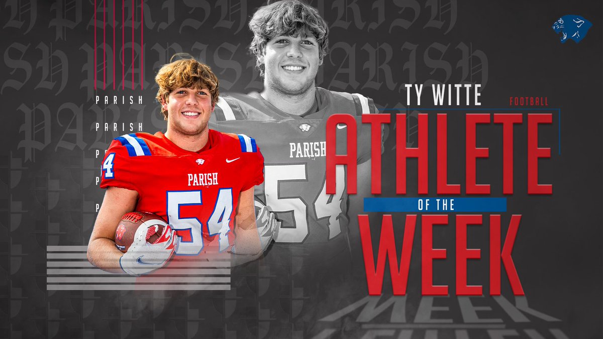 Parish Athletics (@parishsports) on Twitter photo Ty Witte-Ty has nine tackles in the recent district win over TCA! This makes over 40 tackles on the season. Ty has also stepped in as Tight End as well. His senior leadership has been valued throughout the year. Great work Ty!
<a href="/parishepiscopal/">Parish Episcopal</a> <a href="/zugraveg/">Greg Zugrave</a> <a href="/CoachAjami/">Ahmad Ajami</a> ead Ty Witte-Ty has nine tackles in the recent district win over TCA! This makes over 40 tackles on the season. Ty has also stepped in as Tight End as well. His senior leadership has been valued throughout the year. Great work Ty!
<a href="/parishepiscopal/">Parish Episcopal</a> <a href="/zugraveg/">Greg Zugrave</a> <a href="/CoachAjami/">Ahmad Ajami</a> ead