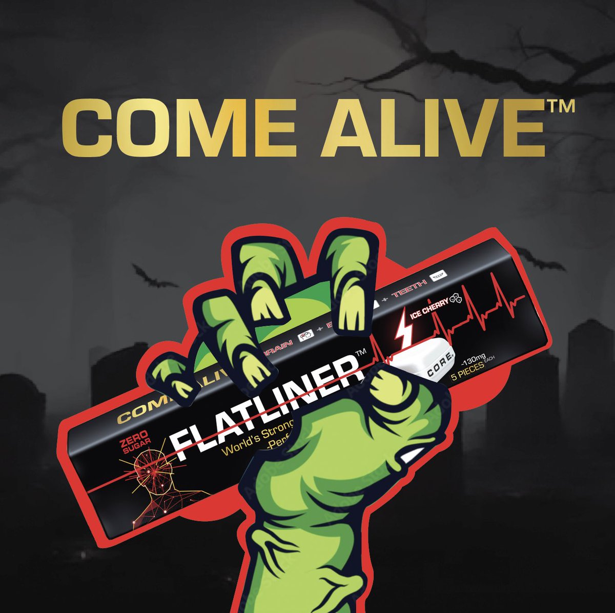 Strong enough to bring you back to LIFE!
#zombie #halloween #naturalcaffeine #energy