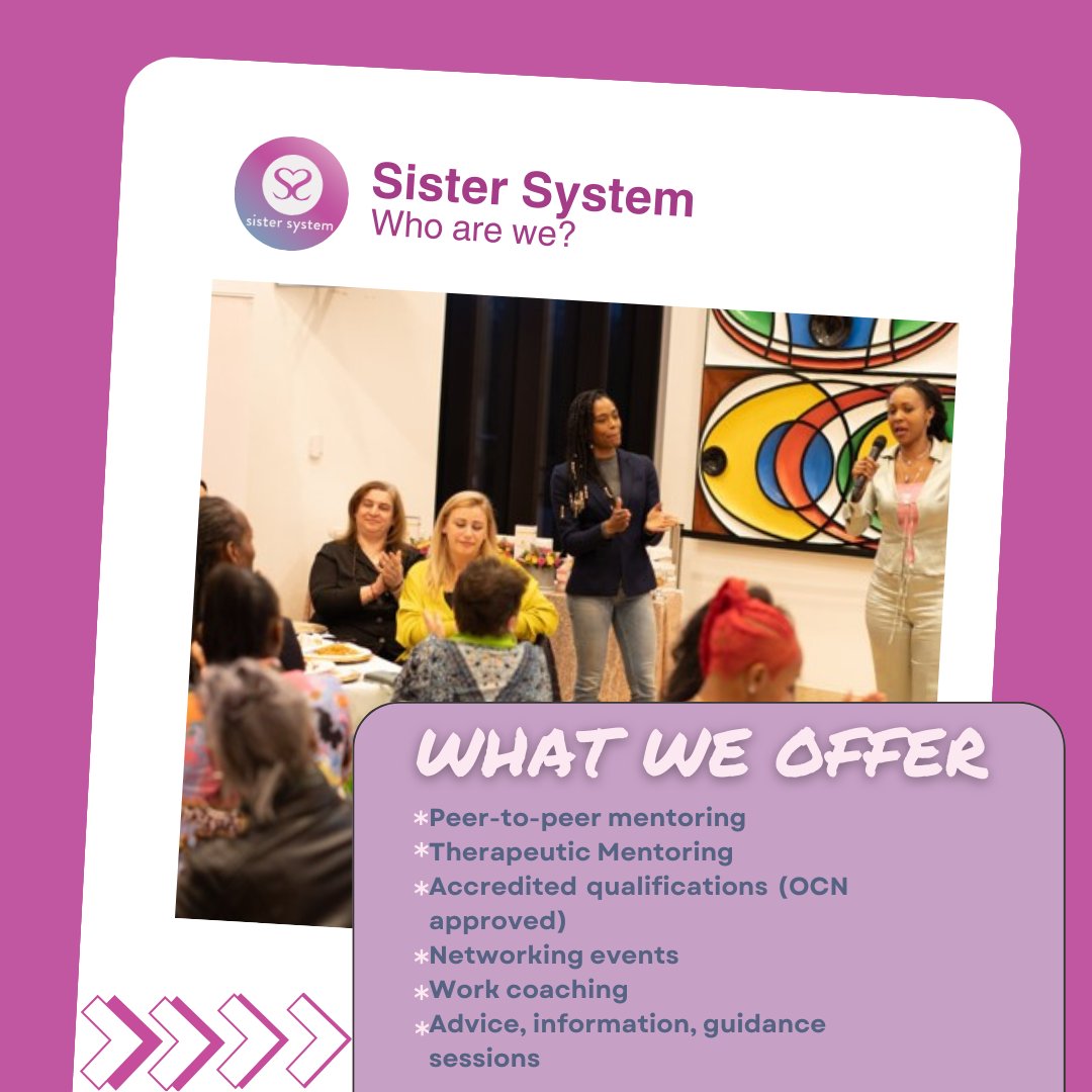 TheSisterSystem's tweet photo. 🌷 Who Is Sister System? 🌷
Sister System uplifts and inspires girls & young women (Ages 13-24) who have been affected by the care system
#EducationalEmpowerment #SisterSystem #WomenInEducation #CareerSuccess #LinkedInConnect #EmpowerYourJourney 🌷 https://t.co/JP8yI70xtj