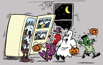 mcpl1965's tweet photo. Did you know that Haunted Refrigerator Night is on October 30?   You may want to clean out all those leftovers before they go bad! 👻👻👻👻 
#HauntedRefrigeratorNight #LibrariesAreAwesome https://t.co/XKUkFpmyLH