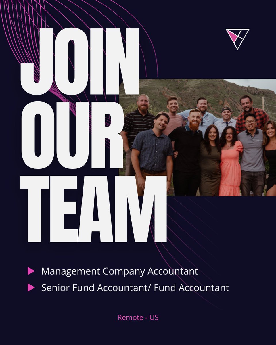 Vector_AIS's tweet photo. 🌟 We're adding to the team! 🌟

We are hiring for two exciting remote roles in the US:

1. Management Company Accountant 🙌 
2. Senior Fund Accountant/Fund Accountant 👏

👇 https://t.co/CSLUQJvxli