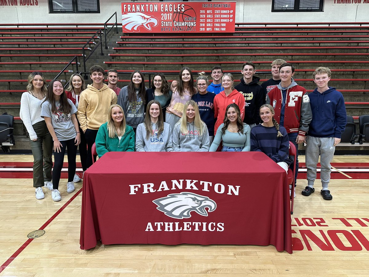 Congratulations to Emma Sperry for signing to play college basketball. She will be continuing her athletic and academic career at Grace. 
#EaglesSoar