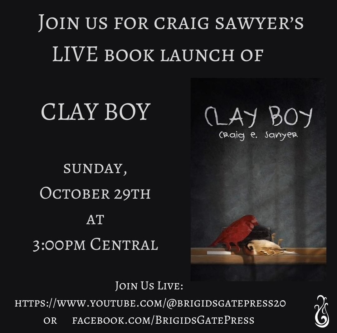 csawyerwriter's tweet photo. Had a good ol' fashion tongue wagging session with my friends and publishers @BrigidsGate
and @gr8stewart talking about Tulpas, 18th century spiritualism, ghostly encounters....oh, and my book Clay Boy. 

https://t.co/RuHRVVT8cx

#clayboyhorror 
#craigesawyerhorrorwriter
#tulpas https://t.co/XhhNcN5jlj
