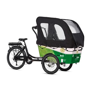 Did you know you can hire a cargo bike for just £3 an hour? We've got one you can pick up Kentish Town Road - fit two kids or anything you like - its even got a rain cover! ourbike.co.uk