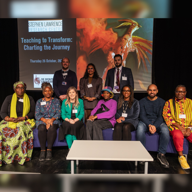 dmuleicester's tweet photo. Dozens of headteachers, fellow education leaders and guests from across the UK have come together to celebrate @SLRC_DMU 'racial literacy' work 🙌
The work is enhancing teaching so that all children have a fair chance to thrive in education 📚
#TeachingToTransform