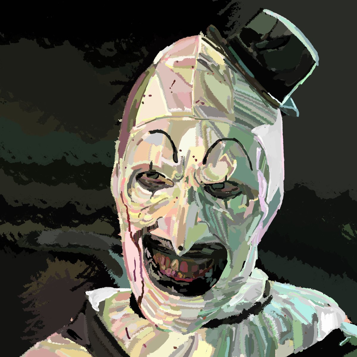 #terrifier #arttheclown #killerclown #scaryclown #art #fanart #digitalart #photoshop #30daysofhalloween #30daymonsterchallenge #drawlloween2023 #drawlloween